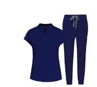 WJIAYAO Uniforme Sanitario Unisex Uniforme de Enfermera anestesista for Mujer, Ropa quirúrgica for Dentistas, médicos clínicos y pediatras(Color 2,L)