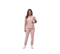 WJIAYAO Uniforme Sanitario Unisex Uniforme médico y de enfermería, Duradero, Dental, pediátrico, Secado rápido, for Servicios atención médica(Color 9,XXL)