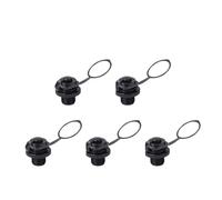 WJIAYAO Válvula De Aire para Botes Inflables 1-10 Piezas de válvula Aire, Tapa Boquilla, Bote Inflable, Tapones en Espiral, tapón colchón Repuesto(5pcs Black)