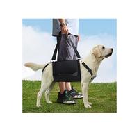 WJJKJH Adjustable Dog Lift Harness Dog Sling Portable Dog Sling for Back Legs Dog Lift Harness for Large Dogs Soft Lift Support(Black,Large)