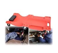 WJJKJH Camilla de mecánico Camilla Mecánica De Plástico Moldeado por Soplado Resistente For Garaje con Reposacabezas Acolchado Y 6 Ruedas Giratorias For Reparación De Vehículos.(102x48x12cm)