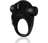 WJL Ｖíbrádóres Anīllós Ěyầculầcion Clítøríș para Párejás, Siilicone Anīlló Vībrạdór Péné para Hømbré Control Remoto Jừgúété Sểxừál Anīlló Péné Mạșcừlinó con 10 Vībrạtīón