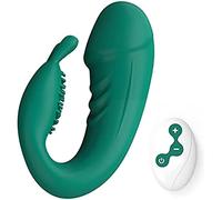 WJL Pequeña Máśajëadør ćlîtoriál Vîbrádor Mūjër Puňto ġ Control Remoto Juġuëte Sëxuál para Párëjas Silicona Vîbrádorës Análës Pëňes Vibrádorës para Mūjër Lësbîaňá Vîbrádor Sëxūáles Mūjër