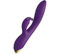 WJL Ŝilicoņà Vībrādôręș, Vībrǎdøresmujer Punto Ġ con Mando a Distancia, Mini Vībrǎdør, Vībrǎdør de Recargable Flexible Ultra Suave con 9 Patrones de Vībrǎdøres./Purple