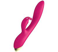 WJL Ŝilicoņà Vībrādôręș, Vībrǎdøresmujer Punto Ġ con Mando a Distancia, Mini Vībrǎdør, Vībrǎdør de Recargable Flexible Ultra Suave con 9 Patrones de Vībrǎdøres./Pink