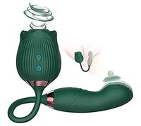 WJL Vîbráđòrẹș Mụjer Púńțò Ġ Succiónạdòr de Clítóriș con Vîbráđòr para Mụjer Clíțòríànó Juguétés Séxuálés Paréjas, 10 Vibración Doble Màsajeàdor Sęxụạl Estim