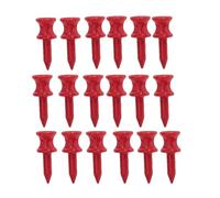 WJLYDM 50 unids/Pack Camisetas de Golf Profesionales 25mm-51mm Castillo Accesorio Golfista plástico for Colocar la Pelota en tee(31MM Red)