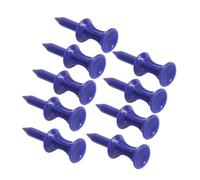 WJLYDM 50 unids/Pack Camisetas de Golf Profesionales 25mm-51mm Castillo Accesorio Golfista plástico for Colocar la Pelota en tee(37MM Blue)