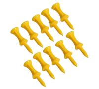 WJLYDM 50 unids/Pack Camisetas de Golf Profesionales 25mm-51mm Castillo Accesorio Golfista plástico for Colocar la Pelota en tee(43.0MM Yellow)