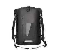 WJLYDM Bolsa Seca Impermeable de PVC, Mochila Impermeable de Gran Capacidad de 30 l for Senderismo, Buceo, natación, Bolsa Impermeable con separación Entre Agua y Agua.(Black)