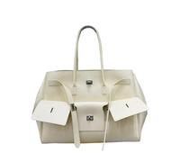 WJLYDM Bolso de mano gran capacidad con diseño alas, ante negro, plateado y dorado, cierre moderno Para Negocios, Escuela, Viajes