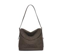 WJLYDM Bolso de mujer vintage otoño e invierno, piel ante gran capacidad, estilo retro, sencillo informal Para Negocios, Escuela, Viajes