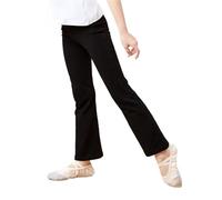 WJLYDM Pantalones De Baile Elásticos Acampanados For Niñas Y Niños, Largos, Ballet(Cotton,Height 120-130cm)