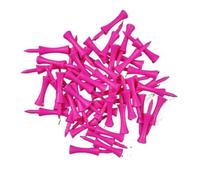 WJLYDM tee de Golf, 50 Uds., Productos práctica Profesionales 59mm, Accesorios, Soporte Bola plástico for uñas con límite(Pink)