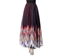 WJLYDM Vestidos de Danza Flamenca clásica for Mujer, Faldas Baile escénicas 720 Grados(180 Degrees B,80cm)