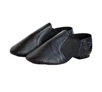 WJLYDM Zapatos De Baile Jazz For Niñas, Antideslizantes, Color Marrón Y Negro, Zapatillas For Adultos(Black,38(24cm))