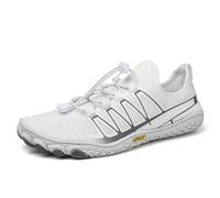 WJLYDM Zapatos de Playa for Hombre y Mujer, Descalzos, for natación en el Agua, Fitness y Entrenamiento, for Verano, for vadear al Aire Libre, Talla Grande(White,42)