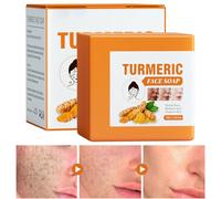 WJnflQN 100g Jabón Corporal De Cúrcuma Jabón De Cúrcuma Para La Cara Jabón Facial Y Corporal De Cúrcuma Jabon De Cara De Curcuma Natural Limpiador Facial Y Corporal Sin Manchas