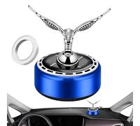 WJnflQN Ambientador para coche con energía solar de Eagle Solar giratorio para coche, difusor de aceites esenciales, terapia de perfume, larga duración, accesorios decorativos para vehículos