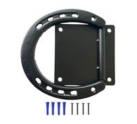 WJnflQN Anillo Para Atar Caballos - Anillo de Amarre para Caballos | Montaje en Pared para Suministros de Establo con Tornillos de Expansión para Contención Animal en Establos, Pastos y Áreas de