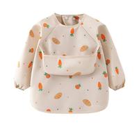 WJnflQN Babero de manga larga | 6-36 meses delantal de bebé con mangas, impermeable, babero de comida y alimentación, delantal de lactancia | Para niñas y niños, niños pequeños, Celebración de