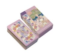 WJnflQN Baraja de Tarot para Principiantes,80 Cartas De Adivinación Y Entretenimiento - Juguete De Tarot,para Orientación Espiritual, Reflexión Personal, Astrología, Mujeres, Hombres Y Personas