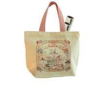 WJnflQN Bolsa de asas con diseño de libro para niñas, bolsa de asas de lona con diseño de conejo para mujer | Bolsas de comestibles resistentes y lindas reutilizables para cumpleaños, 04, Se référer