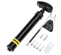 WJnflQN Bomba de pelota para pelotas deportivas, juego de bombas de pelota deportiva, bomba de fútbol y fútbol, bomba de fútbol multifuncional ergonómica profesional con 4 agujas