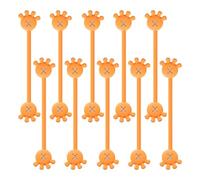 WJnflQN Bridas magnéticas, bridas magnéticas, 10 organizadores de cables de silicona en forma de palmera, imanes para, organizador de cables, gestión de cables reutilizable para agrupar y