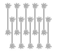 WJnflQN Bridas magnéticas, encuadernación magnética para cables, 10 organizadores de cables de silicona en forma de palmera: imanes para, organizador de cables, gestión de cables reutilizables