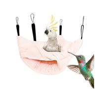 WJnflQN Cama cálida para loros, nido de pájaros cálido de doble capa, accesorios para jaula de periquitos para jugar al aire libre e interiores, alimentar, dormir, criar, esconderse, posarse, anidar