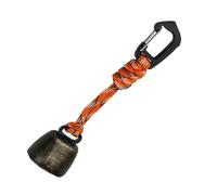 WJnflQN Campanas de oso para senderismo, camping, campanas de oso de metal, campanas de oso de metal, decoración de campanas de animales, campana colgante con función de silencio para camping