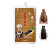 WJnflQN Champú para teñir el cabello - Champú de tinte natural para mujeres - Crema segura para mujeres hombres adultos principiantes aplicación diaria