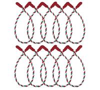 WJnflQN Cintas para guirnaldas para barandillas de escaleras, 16 piezas de decoración navideña tejidas a mano - Soportes de barandilla fija - Para el hogar, barandillas de escaleras, marcos de puerta