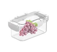 WJnflQN Contenedor de frutas para frigorífico, contenedor de frutas para frigorífico, soporte transparente para frutas para frigorífico, recipiente seguro para verduras, organizador de alimentos