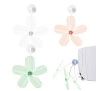 WJnflQN Deflectores de aire acondicionado, deflectores de aire acondicionado ajustables, deflectores de viento, 3 unidades, antiburbujas directas para parabrisas de aire acondicionado