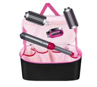 WJnflQN Estuche de Viaje para Herramientas para el Cabello, Estuche de Almacenamiento para Accesorios de rizador de Pelo, organizadora de Viaje de Tela Oxford 300D para Playa, Compras, Citas