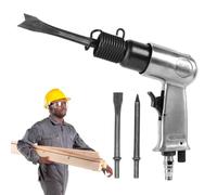 WJnflQN Juego de cinceles para neumático, herramientas neumáticas, herramienta de industrial, compacto y ligero para mecánicos, amantes de la artesanía