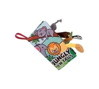 WJnflQN Libros de tela para bebés | libro de sensores | diseño de animales actividad de aprendizaje juguete de viaje para niños 0-3 años cochecito coche cuna