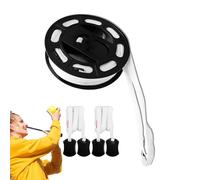 WJnflQN Líneas de pickleball para patio, líneas de pickleball portátiles | Marcadores de tiro de frontera - 20x44ft entrenamiento de corte líneas equipo accesorios de tenis para niños baloncesto