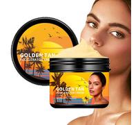 WJnflQN Loción Autobronceadora,Crema Hidratante De Bronceado Rápido | Crema Hidratante Natural de Larga Duración para Cuerpo, para Playa Piscina y Solarium