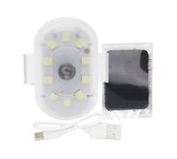 WJnflQN Luces Intermitentes para Vehículos,Iluminación LED con Activación Táctil,Luz de Advertencia Recargable para Motocicleta - para Camión Automóvil Moto Sedán Pickup SUV Dron Patinete Bicicleta