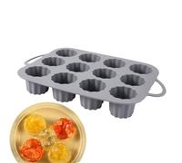 WJnflQN Molde de silicona para hornear - Utensilios de cocina antiadherentes de grado alimenticio, moldes de silicona para hornear cupcakes, para desayunos, fiestas, magdalenas, Halloween, cumpleaños