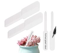 WJnflQN Palillos para etiquetas de plantas, 100 unidades, etiquetas para plantas, resistentes a la intemperie, para jardín, invernadero, jardineras, camas