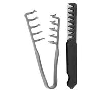 WJnflQN Peine para el cabello para hombres, herramienta plegable de uso diario, pelo largo y grueso, peine de dientes anchos - Para mujeres profesionales y niñas, principiantes, hogar, salón, hotel