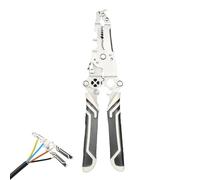 WJnflQN Pelacables Eléctricos, Alicates de corte con bloqueo de seguridad - Cortante, para trabajos eléctricos, engarzado, pelado, pelado