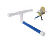 WJnflQN Percha de Ducha para Loros, Percha de baño para Ducha de pájaros | Copa de succión Bied Perch Stand Toy,Accesorios para la Jaula de Loros, Montaje de Pared de la Rejilla en pie, Suministros