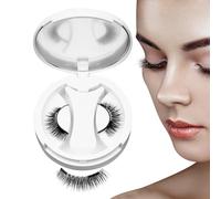 WJnflQN Pestañas magnéticas, pestañas magnéticas fuertes, suministros de maquillaje sin pegamento con aplicador para actuaciones en escenario, salidas nocturnas, bodas, niñas y mujeres