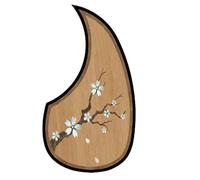 WJnflQN Pickguard para Guitarra acústica, Guitarra Pickguard - Pegatina Anti-Scratch de Instrumentos de Cadena | Pickguard de protección Resistente a la lágrima Vintage para la interpretación del