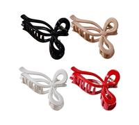 WJnflQN Pinza De Garra - 4 Piezas Accesorios Para El Peinado De Niñas | Horquillas De Silicona,Para Actividades Deportivas Escuela Cumpleaños Niñas Pequeñas Amigas Familia